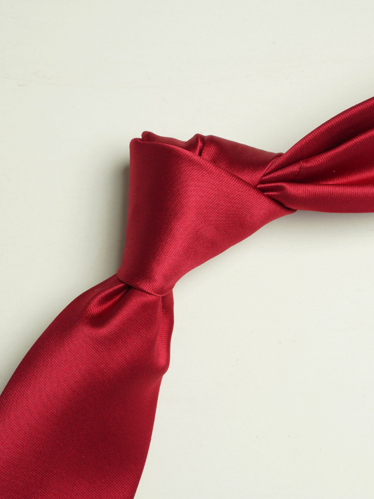 Red Silk Tie