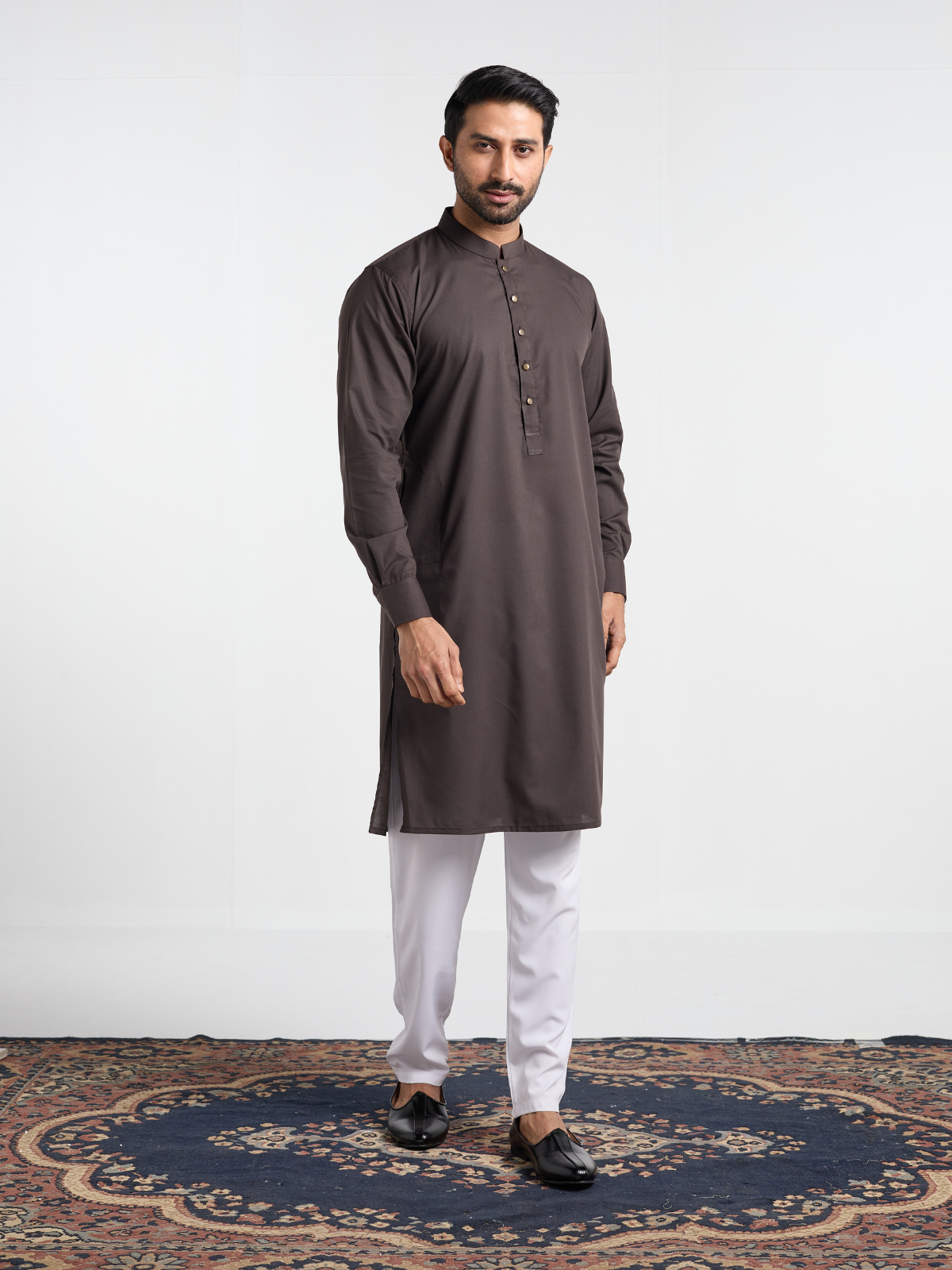 Brown Single Kurta