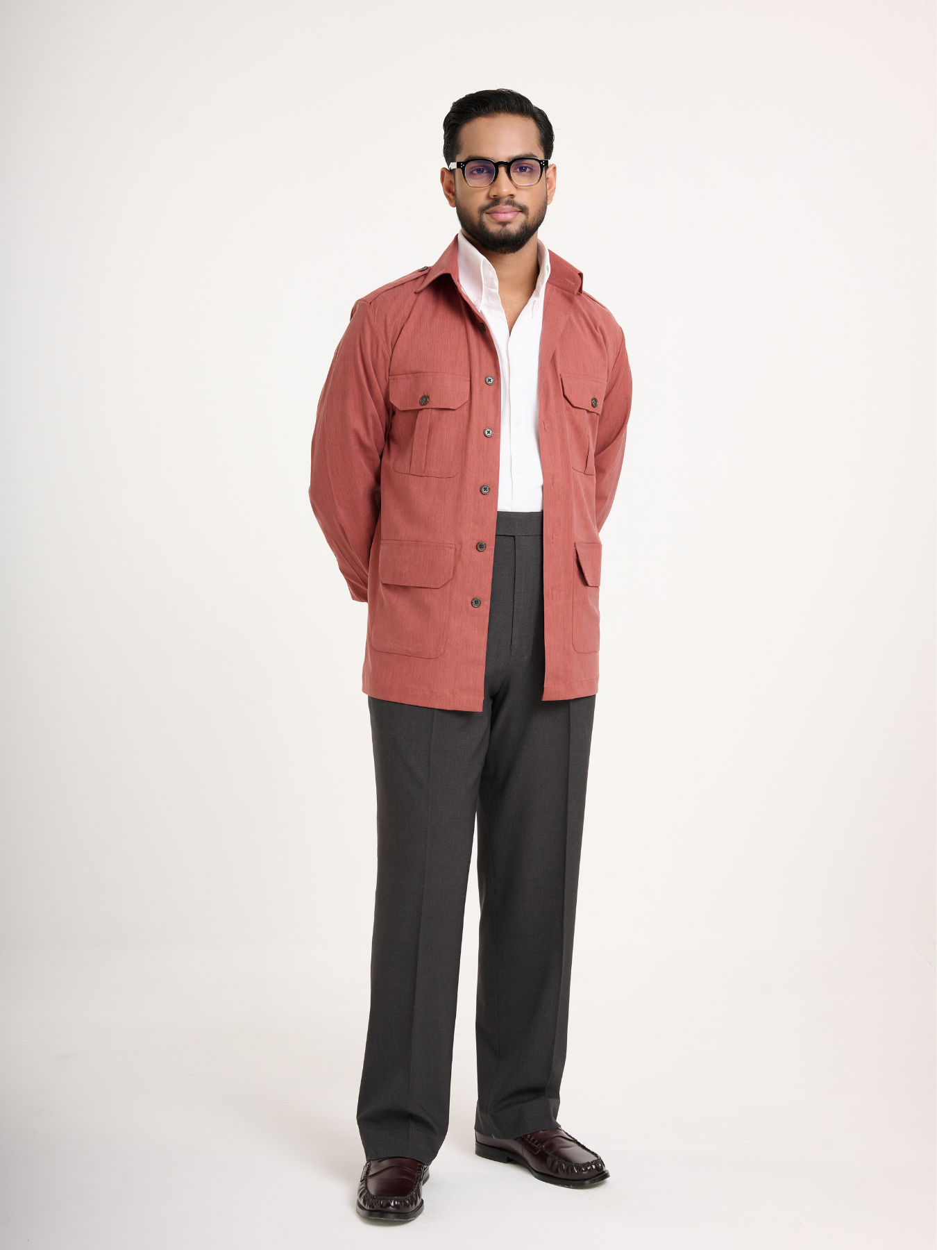 Terracotta Field Shacket
