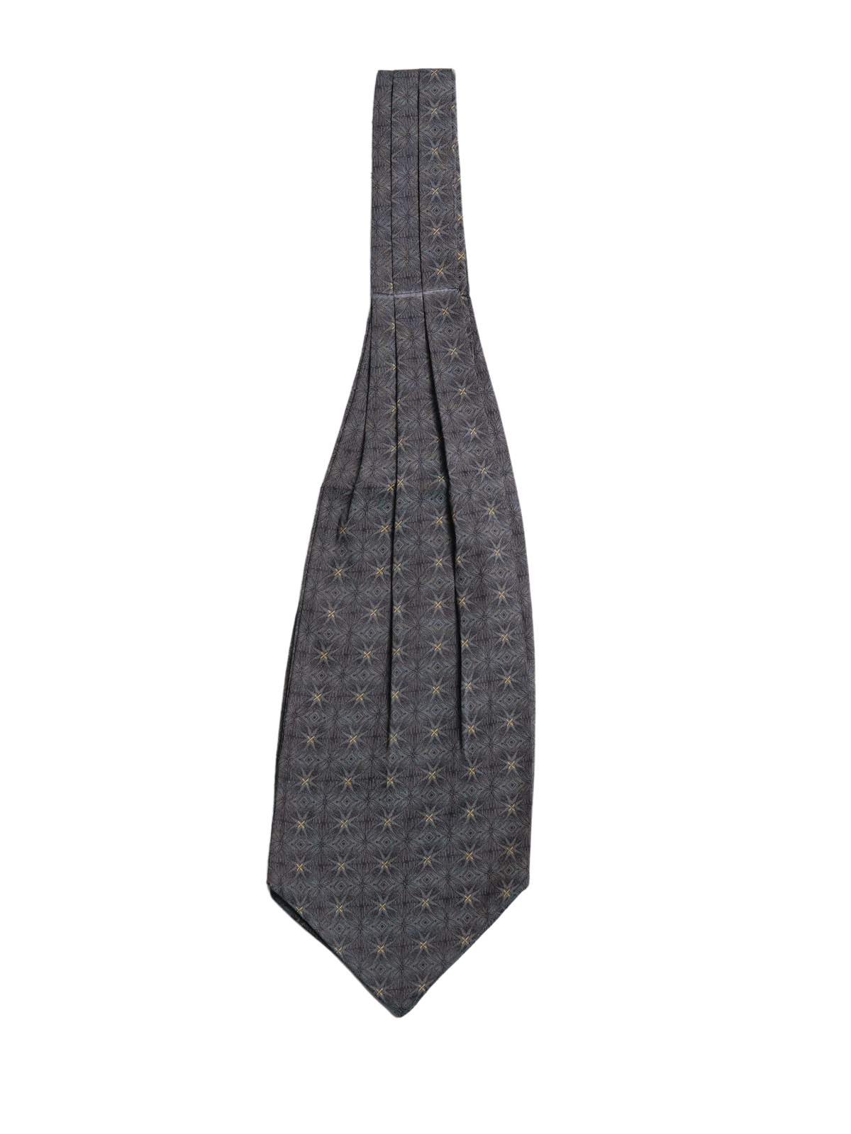 Yellow Patterned Ascot