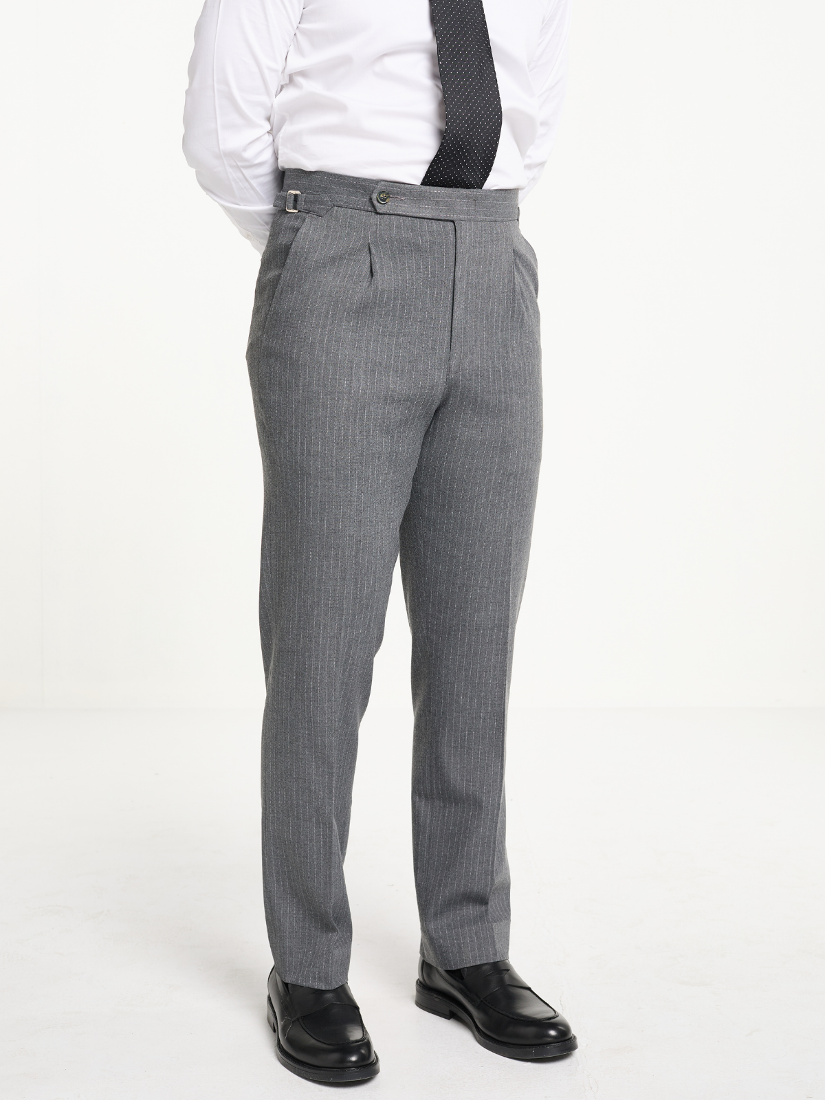 Grey Stripe Formal Trouser