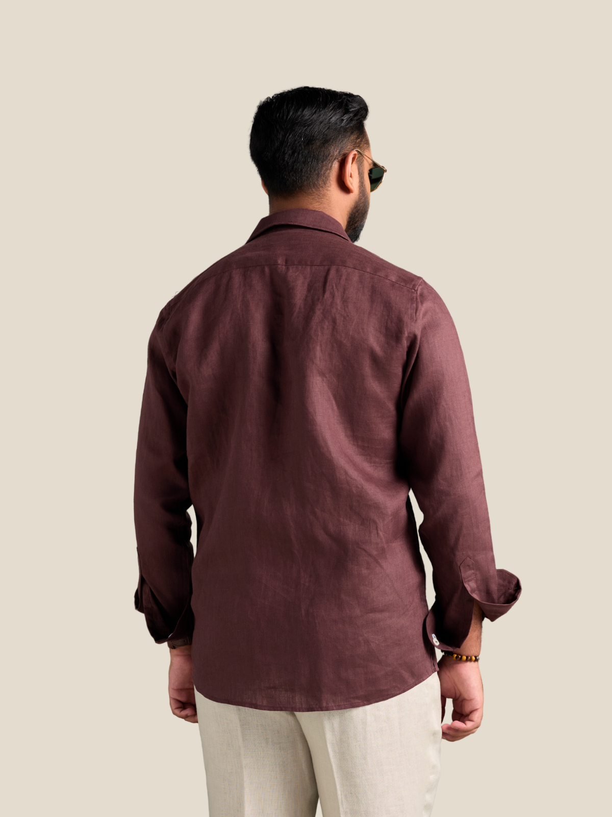 Brown full sleeve cuban