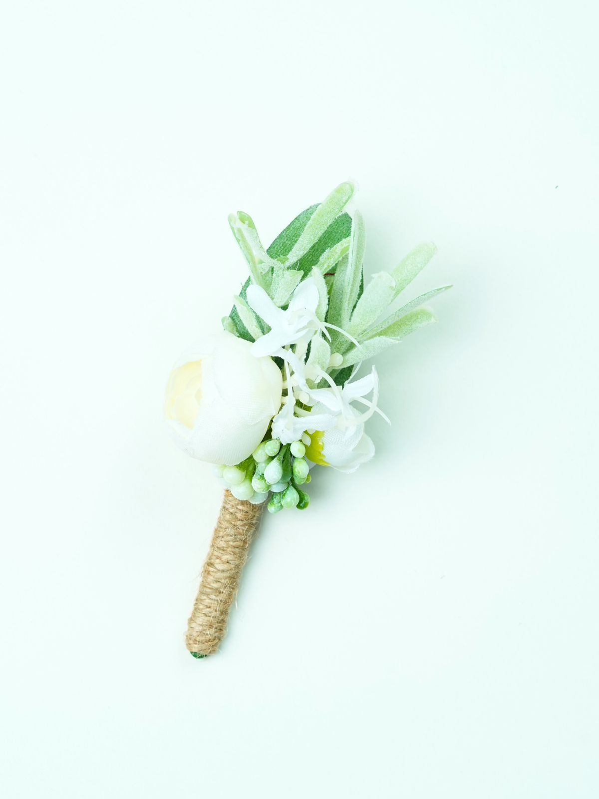 White Boutonniere