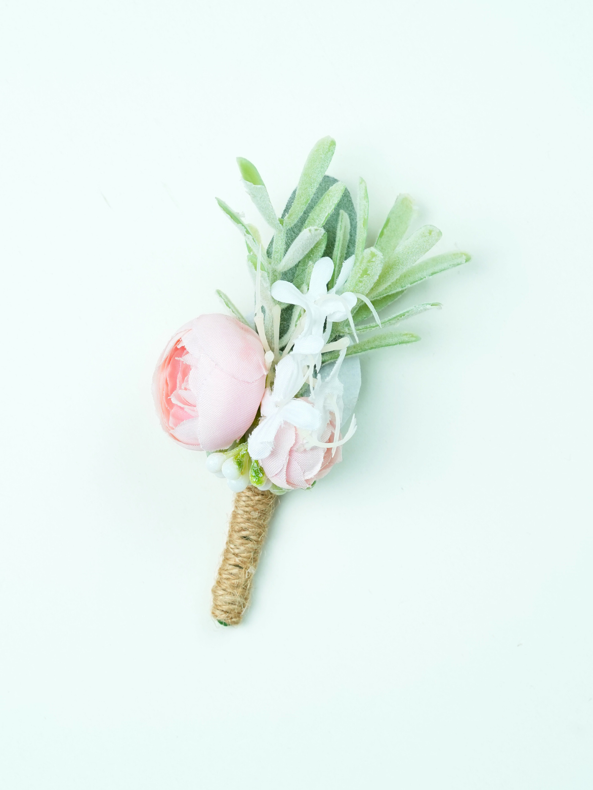 Pink Boutonniere