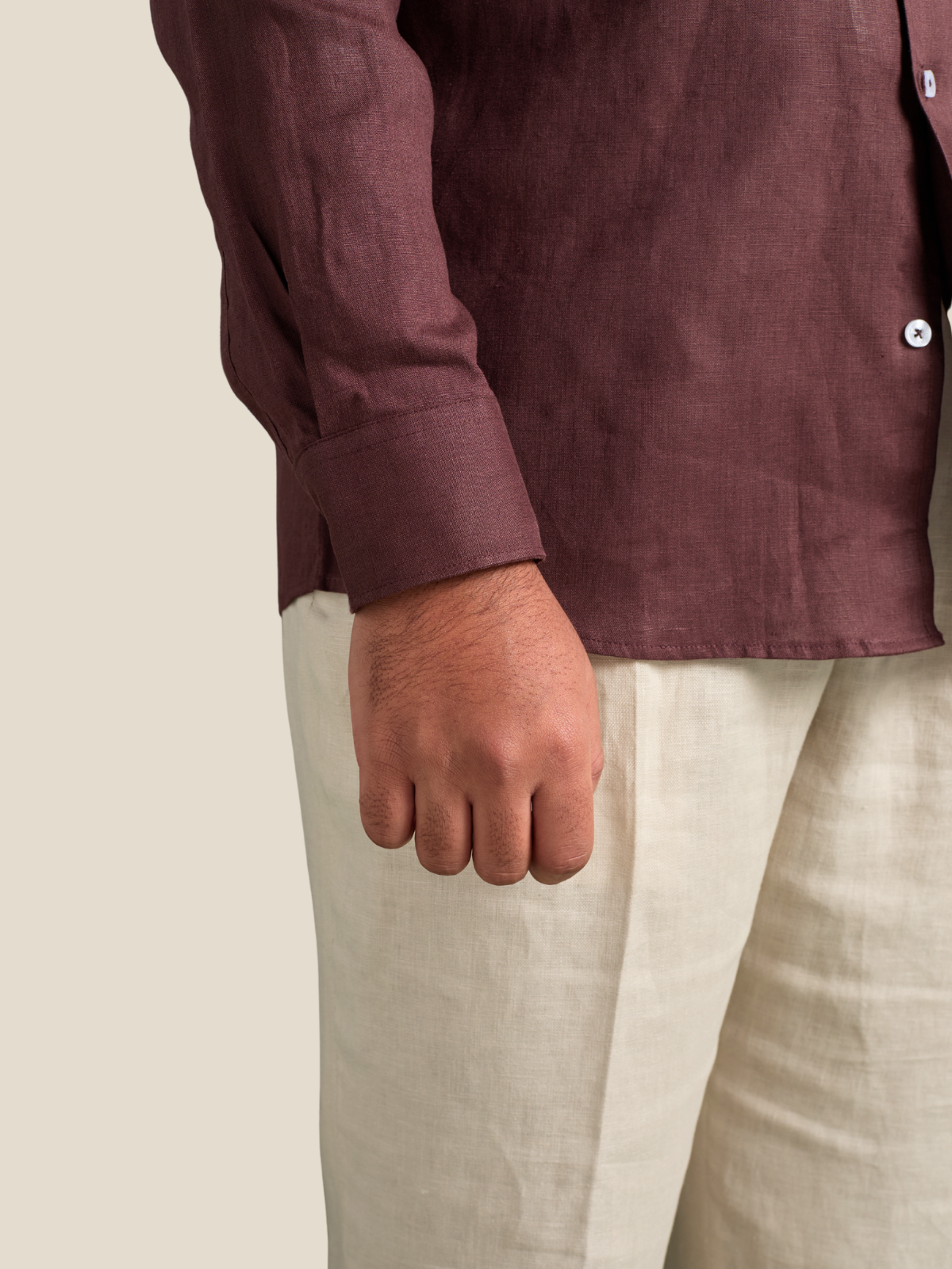 Brown full sleeve cuban