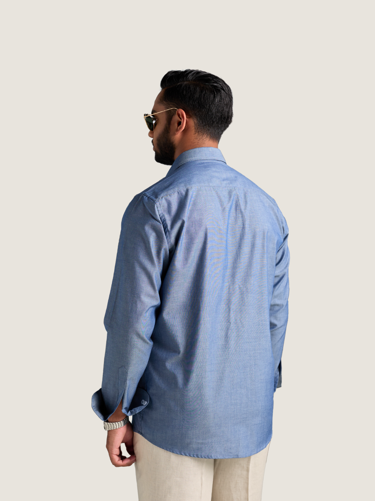 Chambray Casual Shirt
