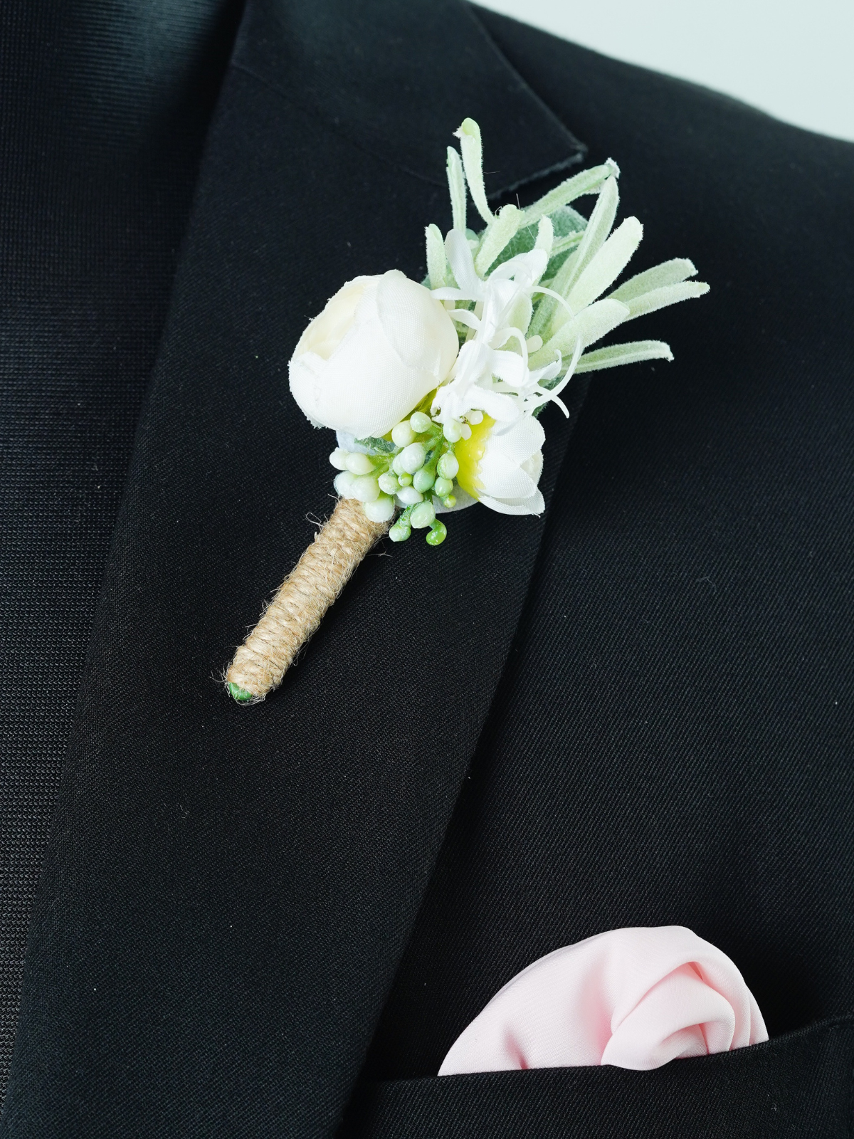 White Boutonniere