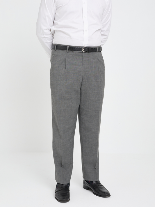 Mid-Grey Mid Rise Formal Trouser