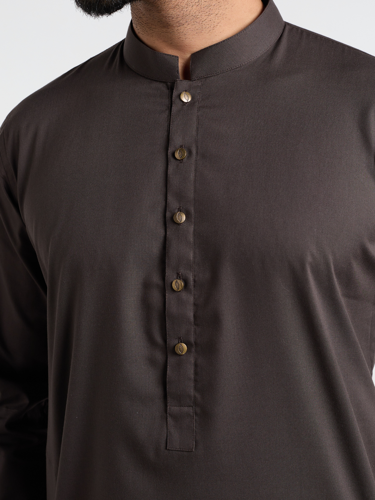 Brown Single Kurta