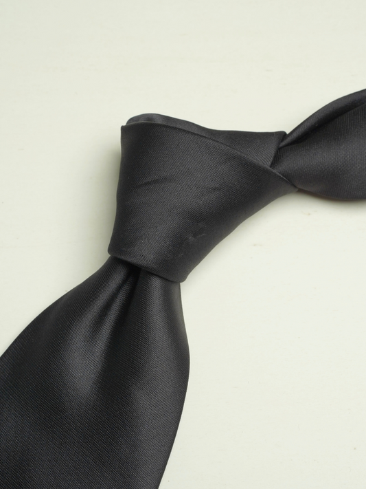 Black Silk Tie