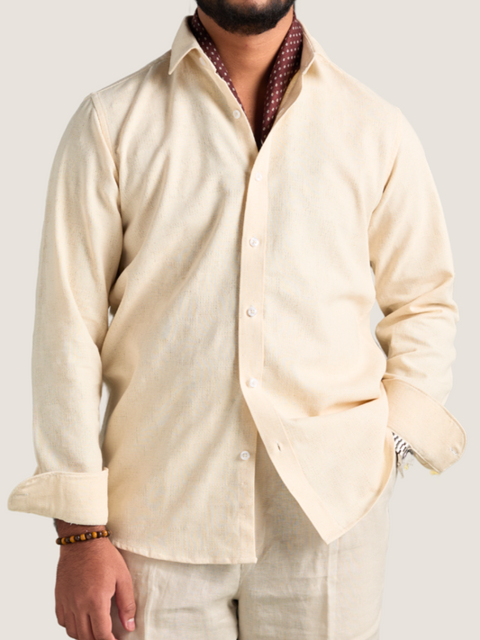 Beige Casual Shirt