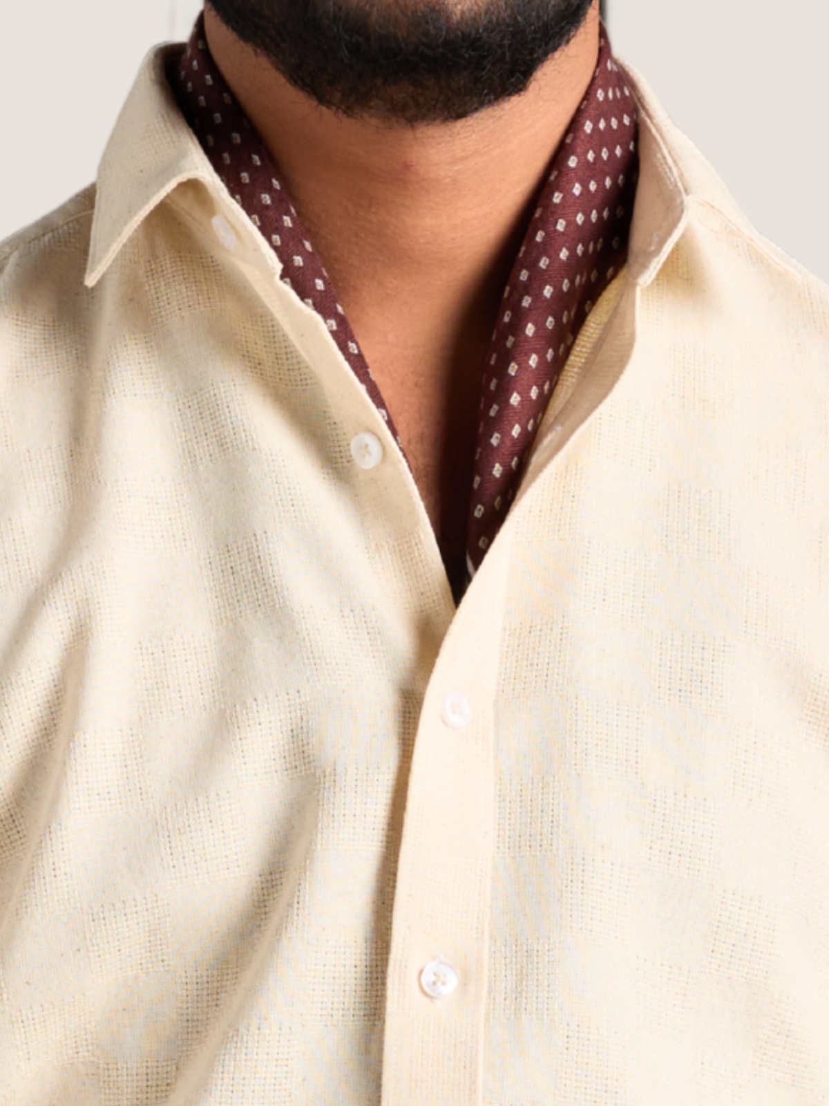 Beige Casual Shirt