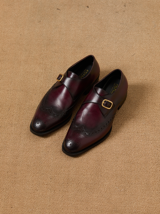 Mayfair Single Monk : Burgundy