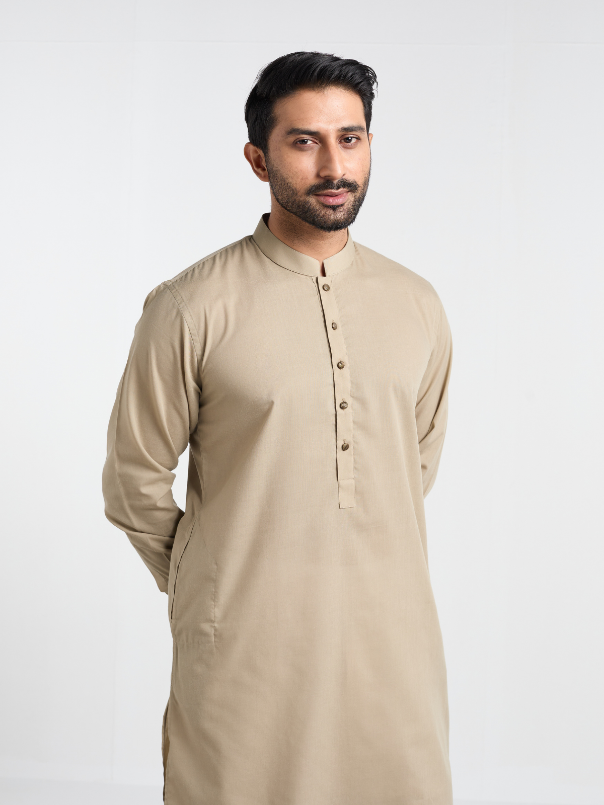 Taupe Single Kurta