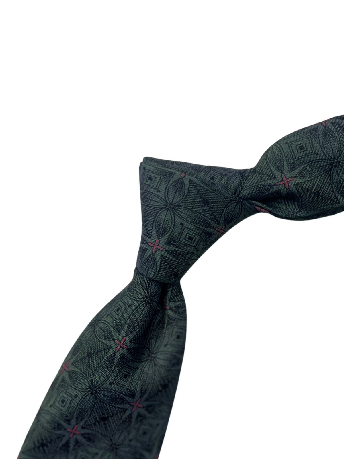 Burgundy Patterned Tie