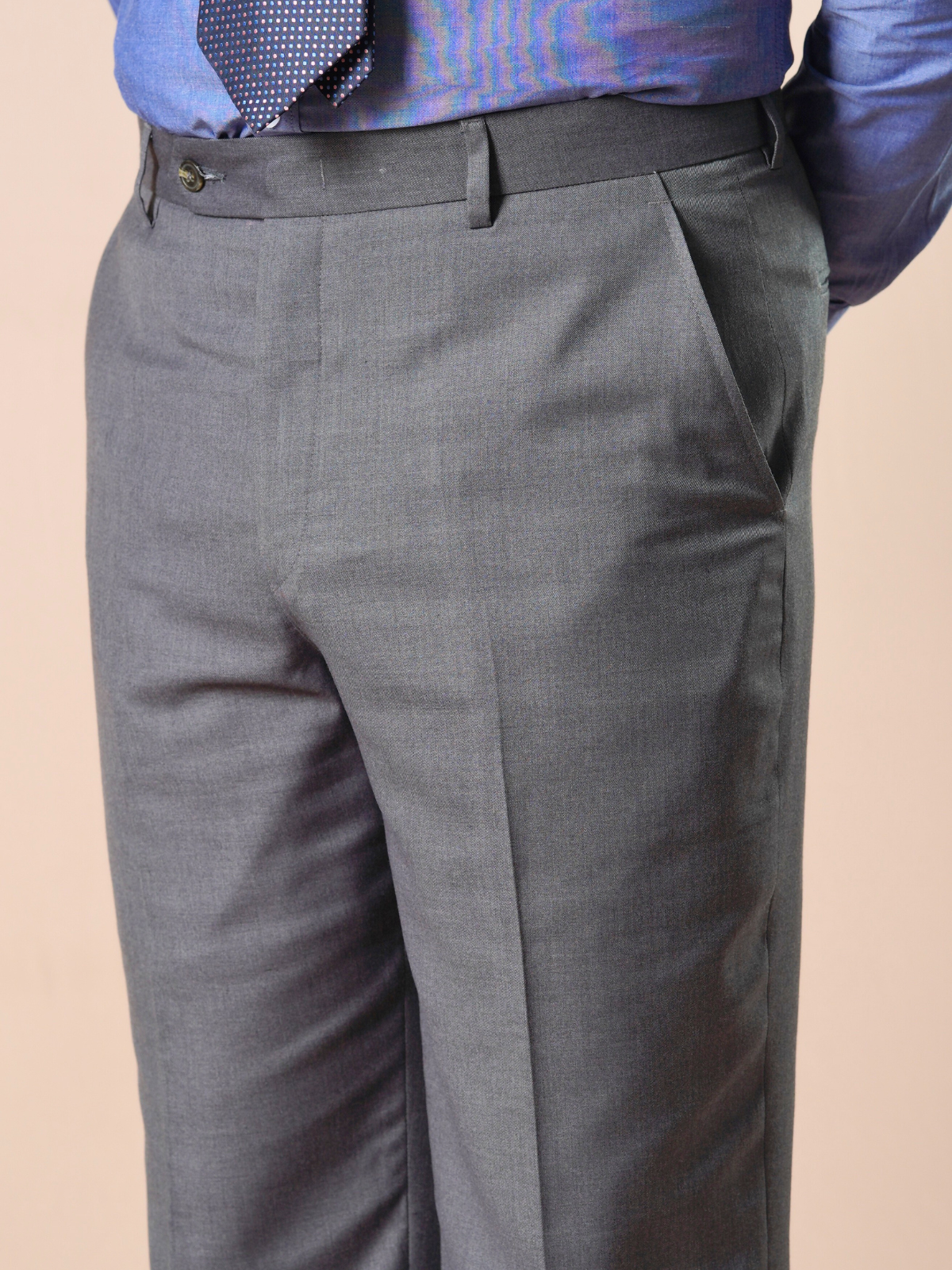 Ash Belt Loop Formal Trouser