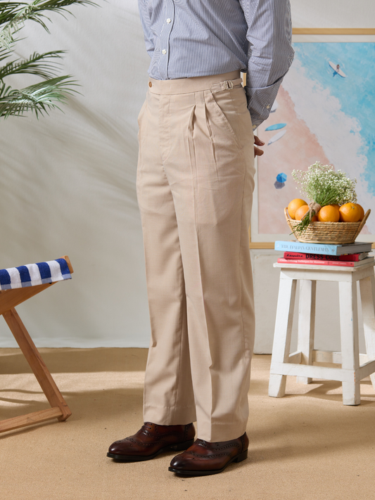 Cream Trouser