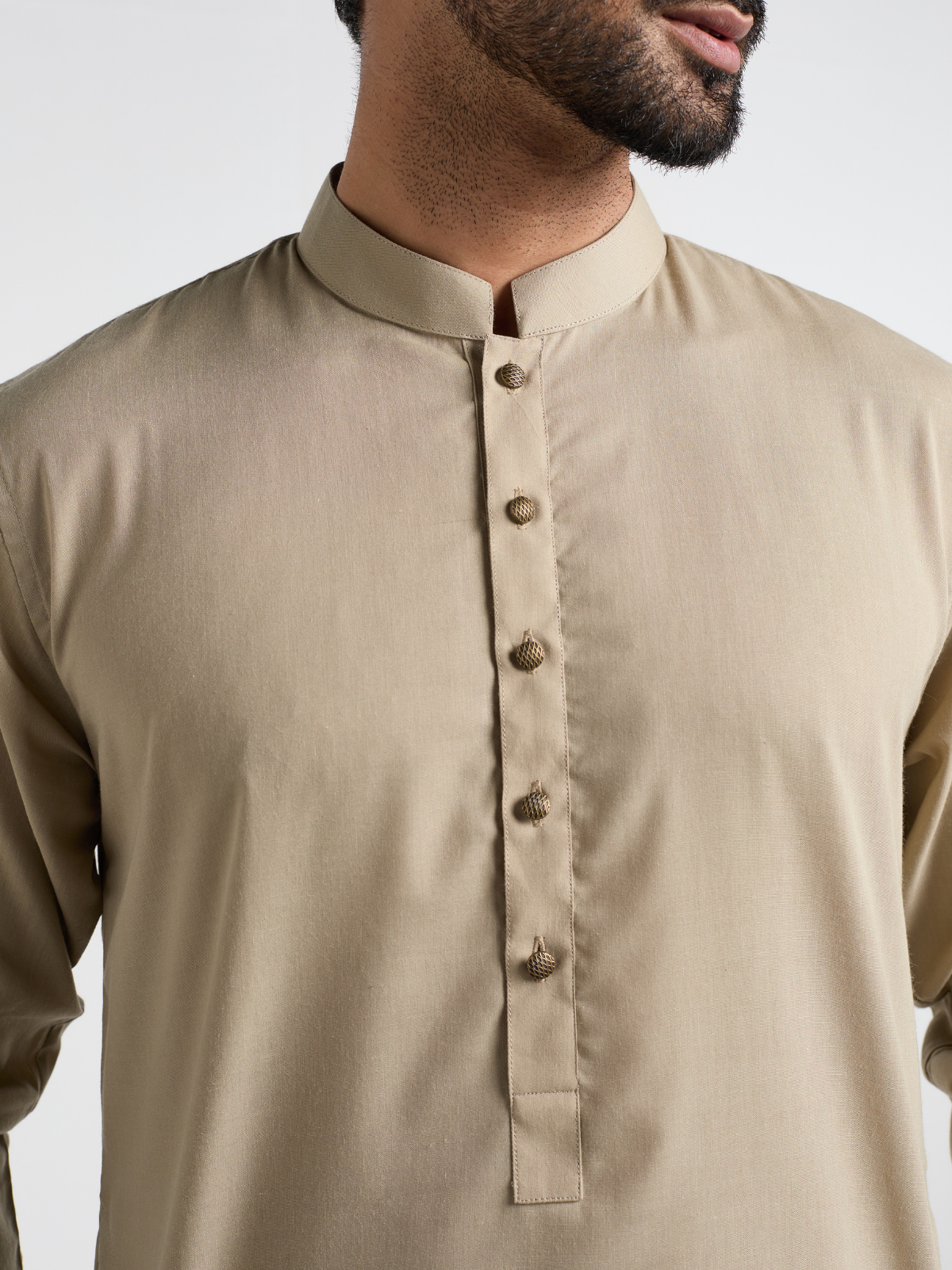 Taupe Single Kurta