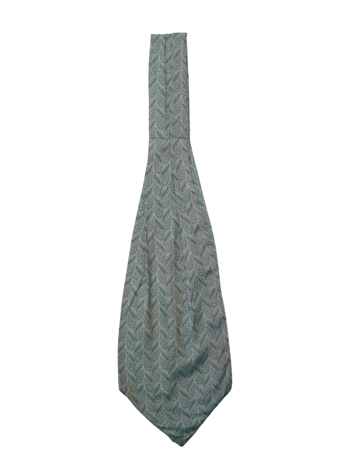 Green Patterned Ascot