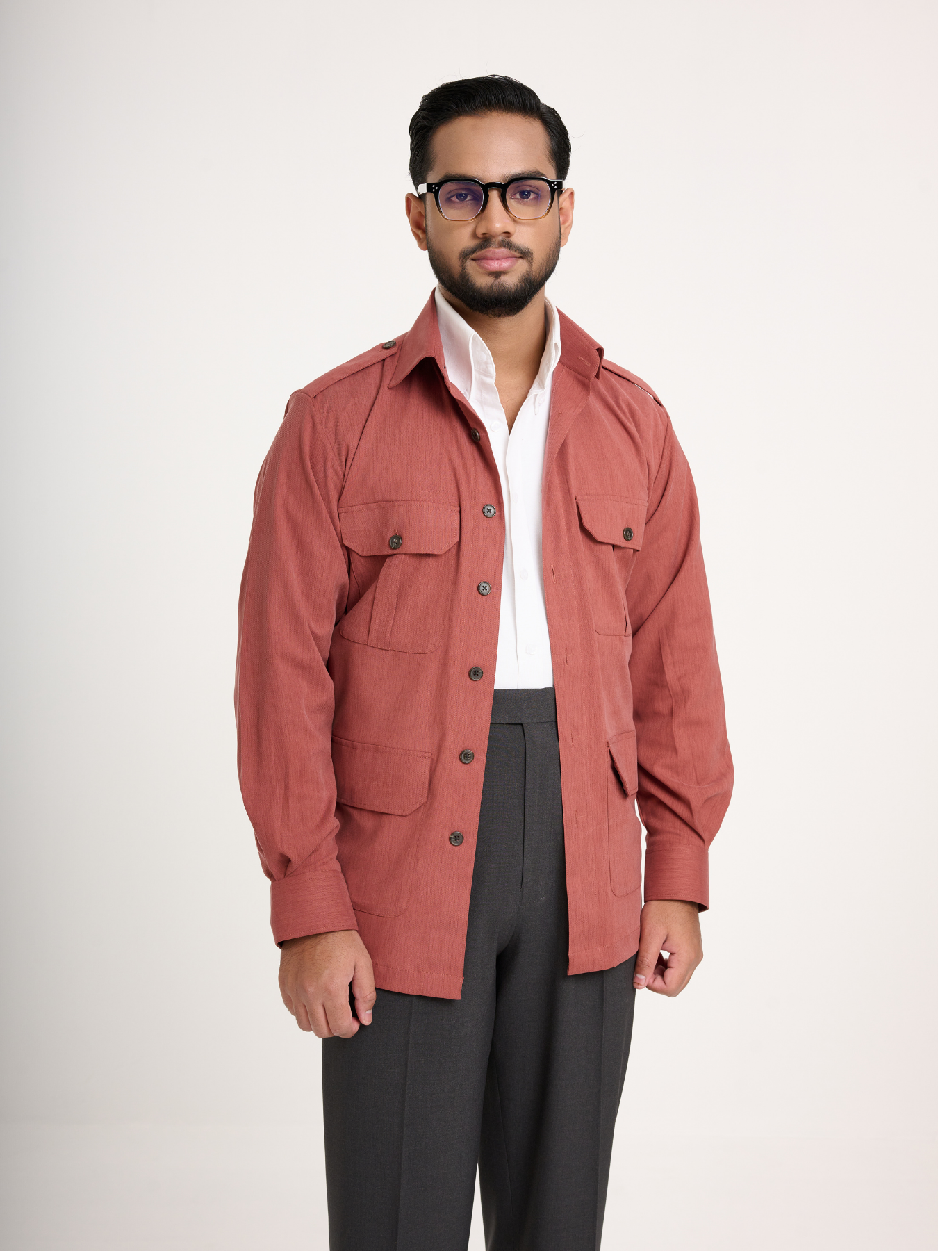 Terracotta Field Shacket