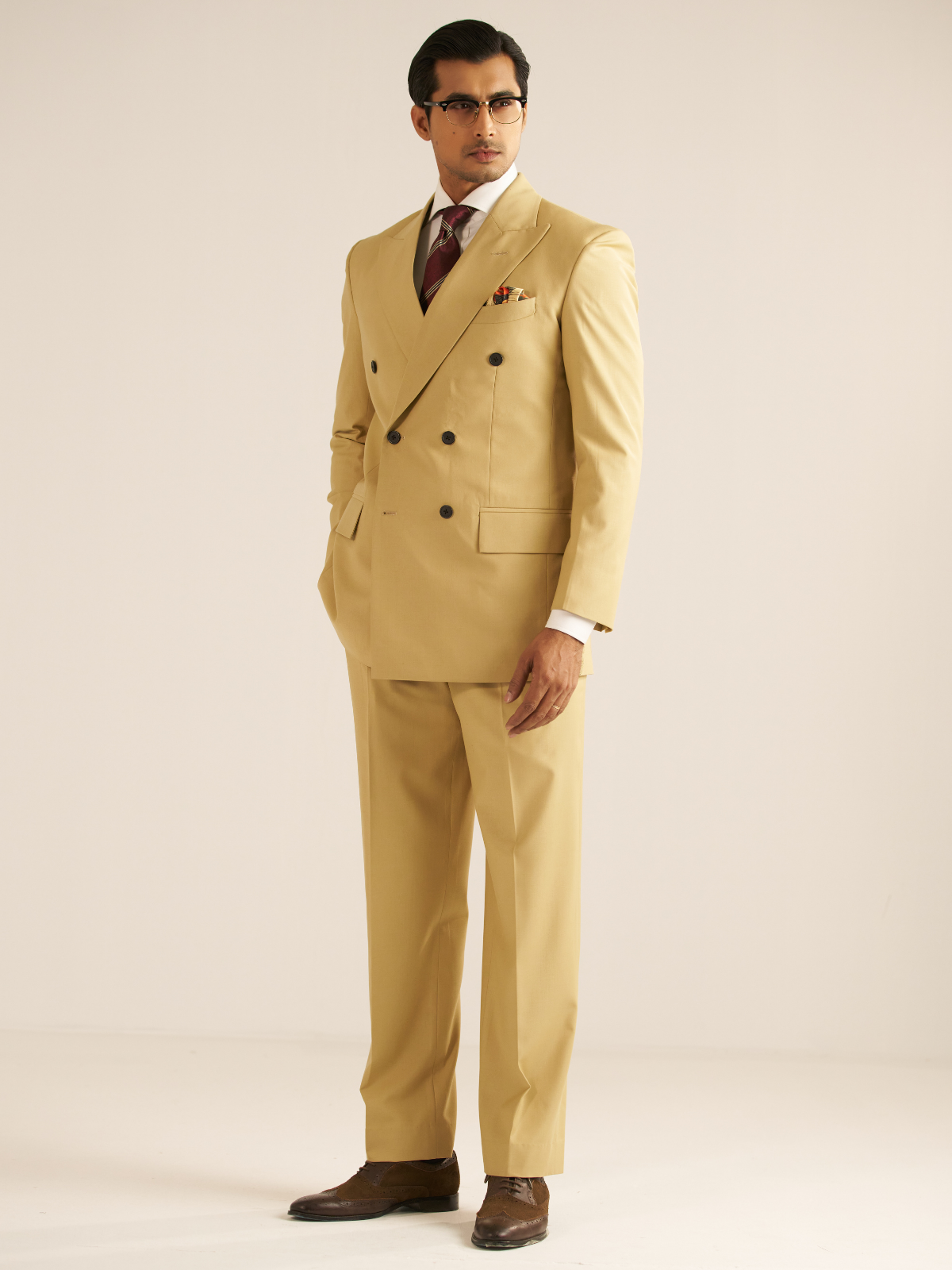 Tan Suit