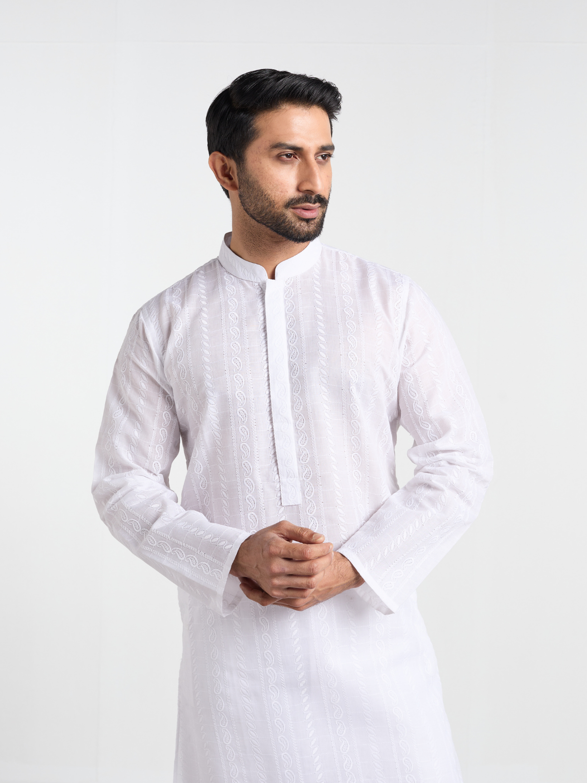 Paisley Chikankari Kurta