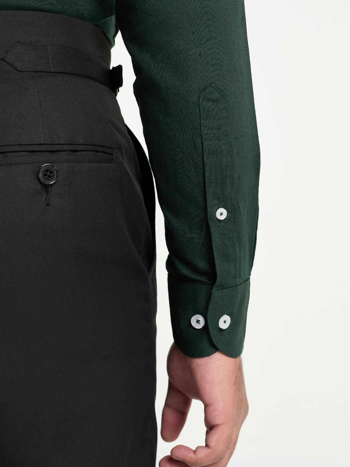 Bottle Green Cuban Shirt