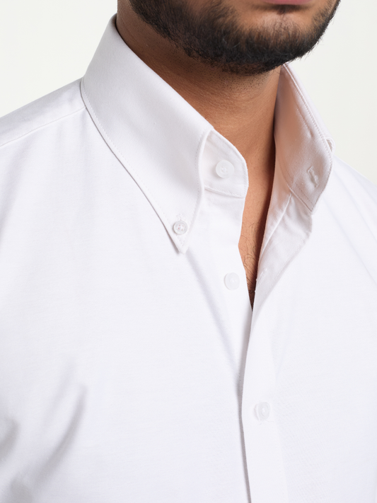 White Button Down Formal Shirt