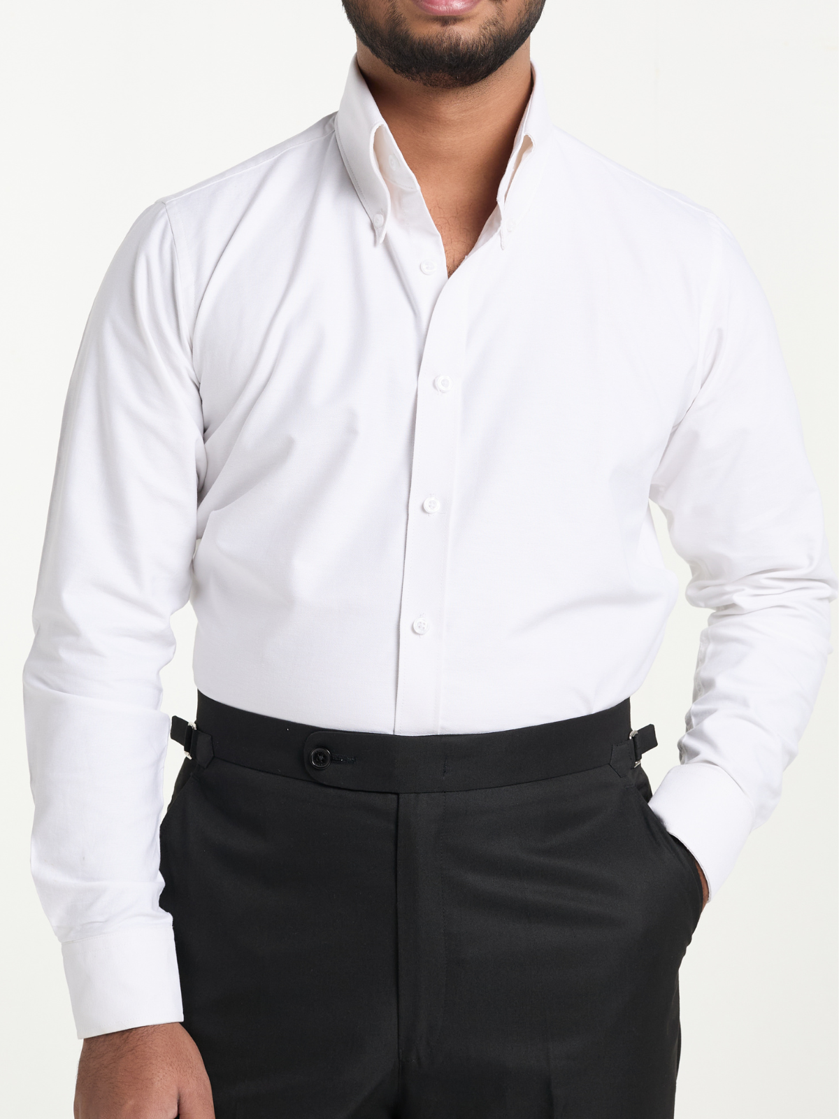 White Button Down Formal Shirt