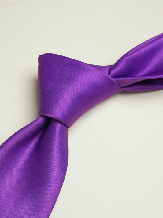 Purple Silk Tie