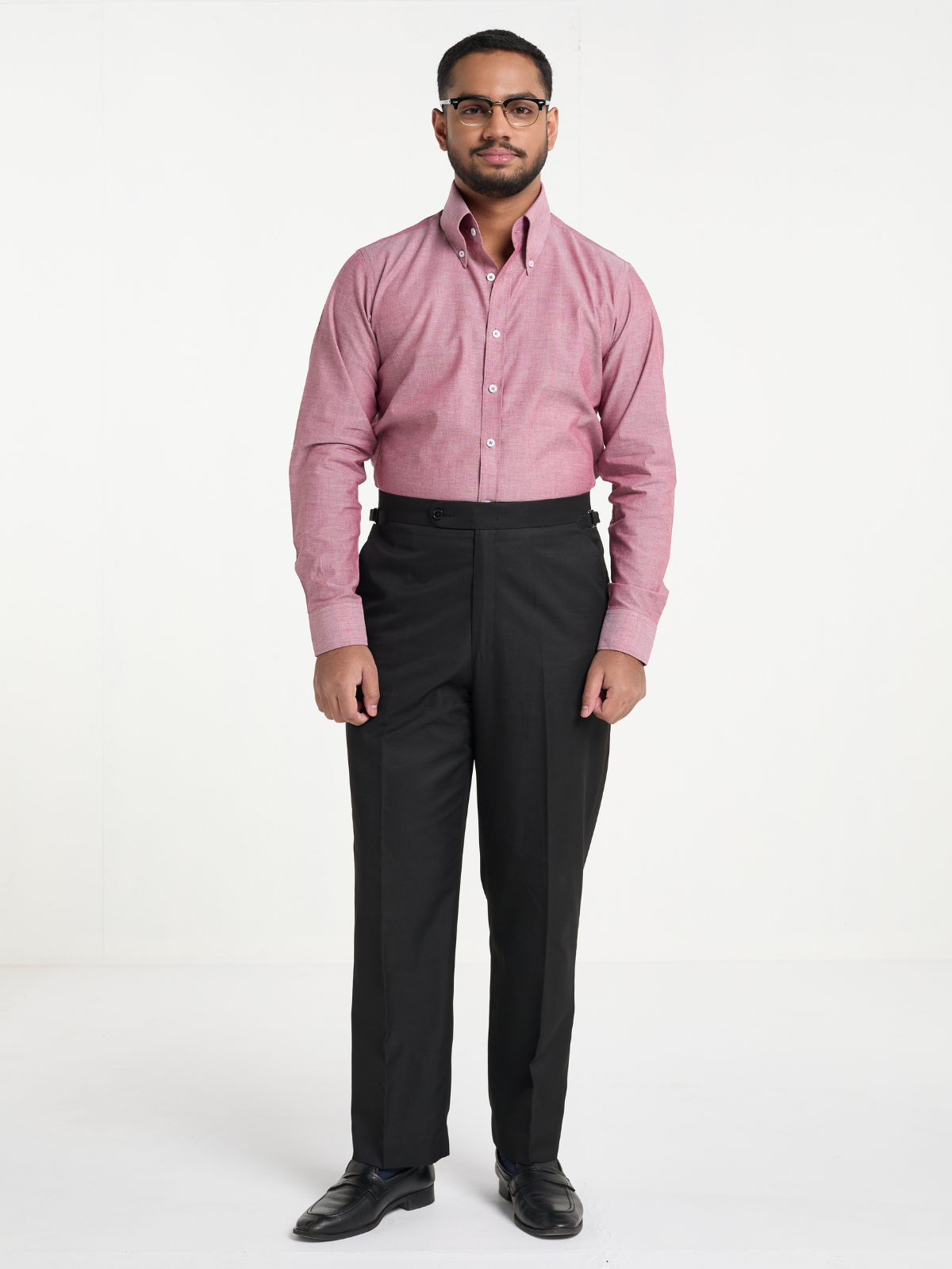Matt Pink Button Down Formal Shirt