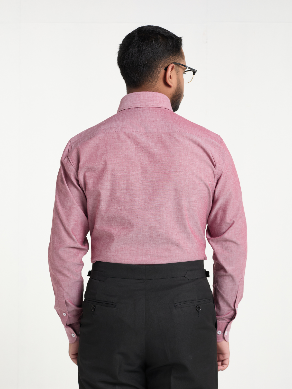 Matt Pink Button Down Formal Shirt