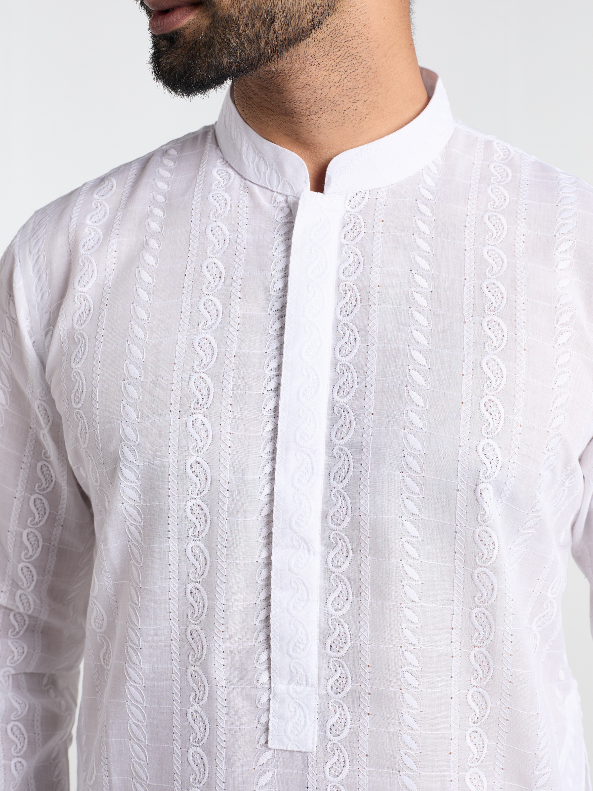 Paisley Chikankari Kurta