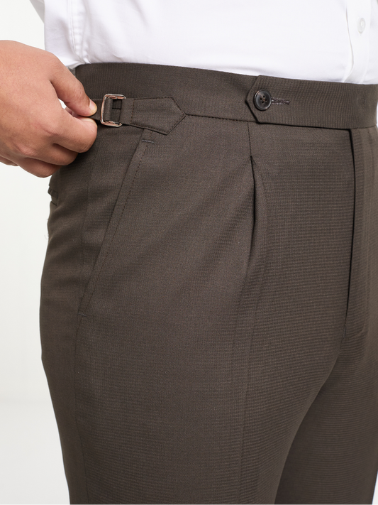 Mocha Formal Trouser