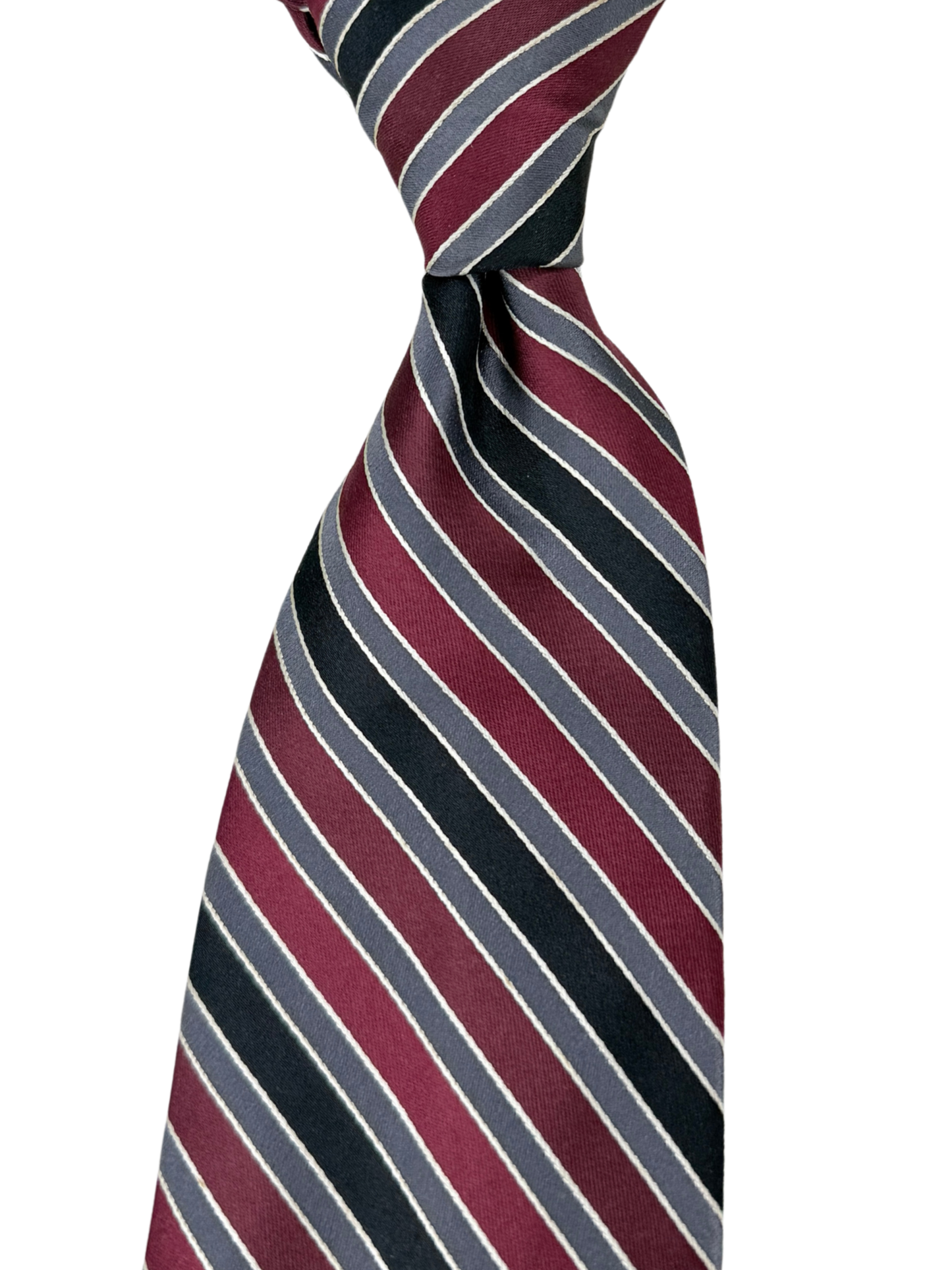 Burgundy Stripe Tie