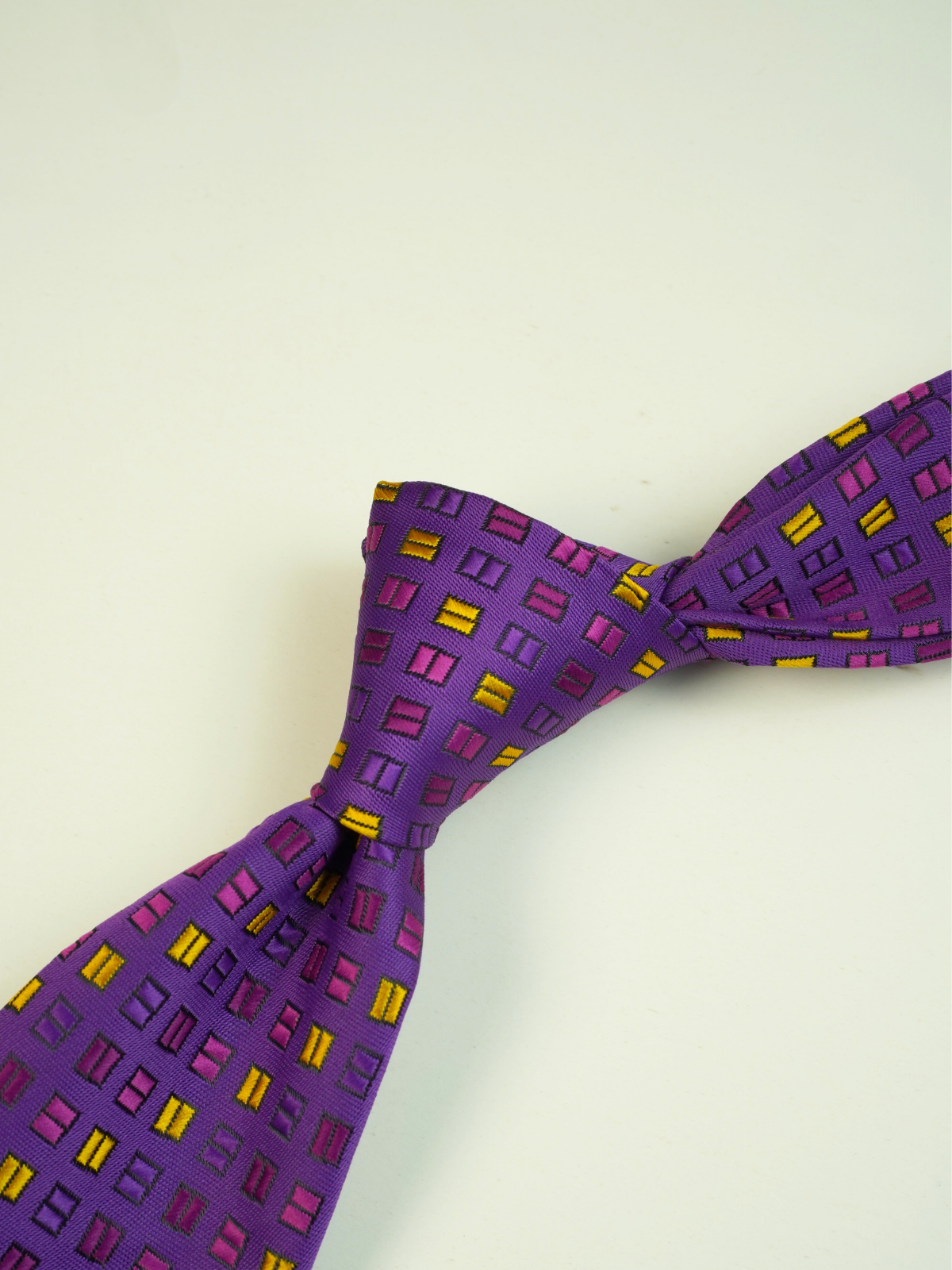 Purple Printed Tie