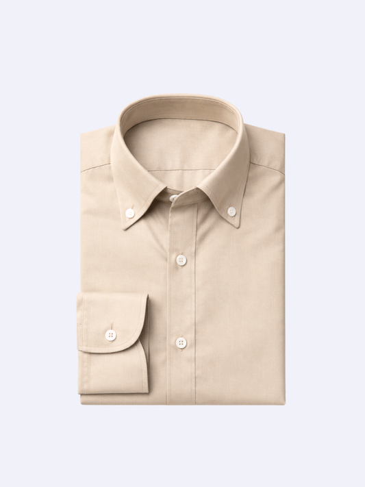Sand button down Formal Shirt