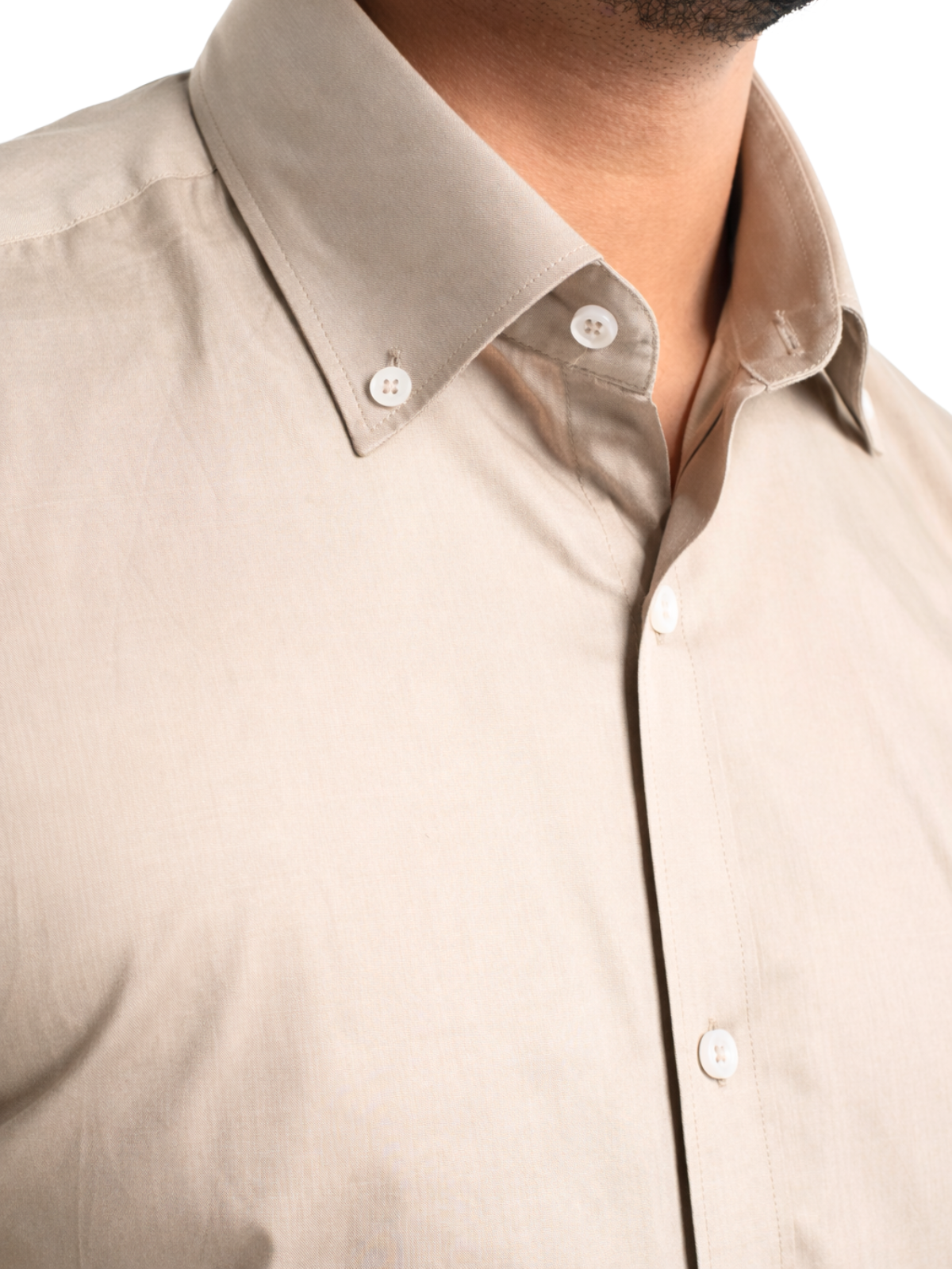 Sand button down Formal Shirt