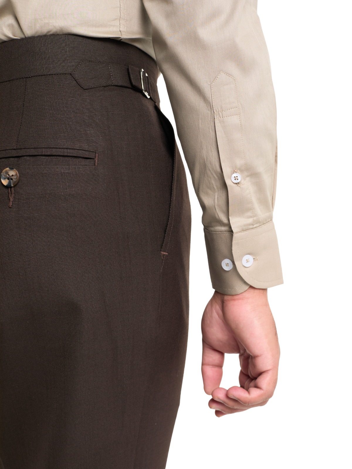 Sand button down Formal Shirt