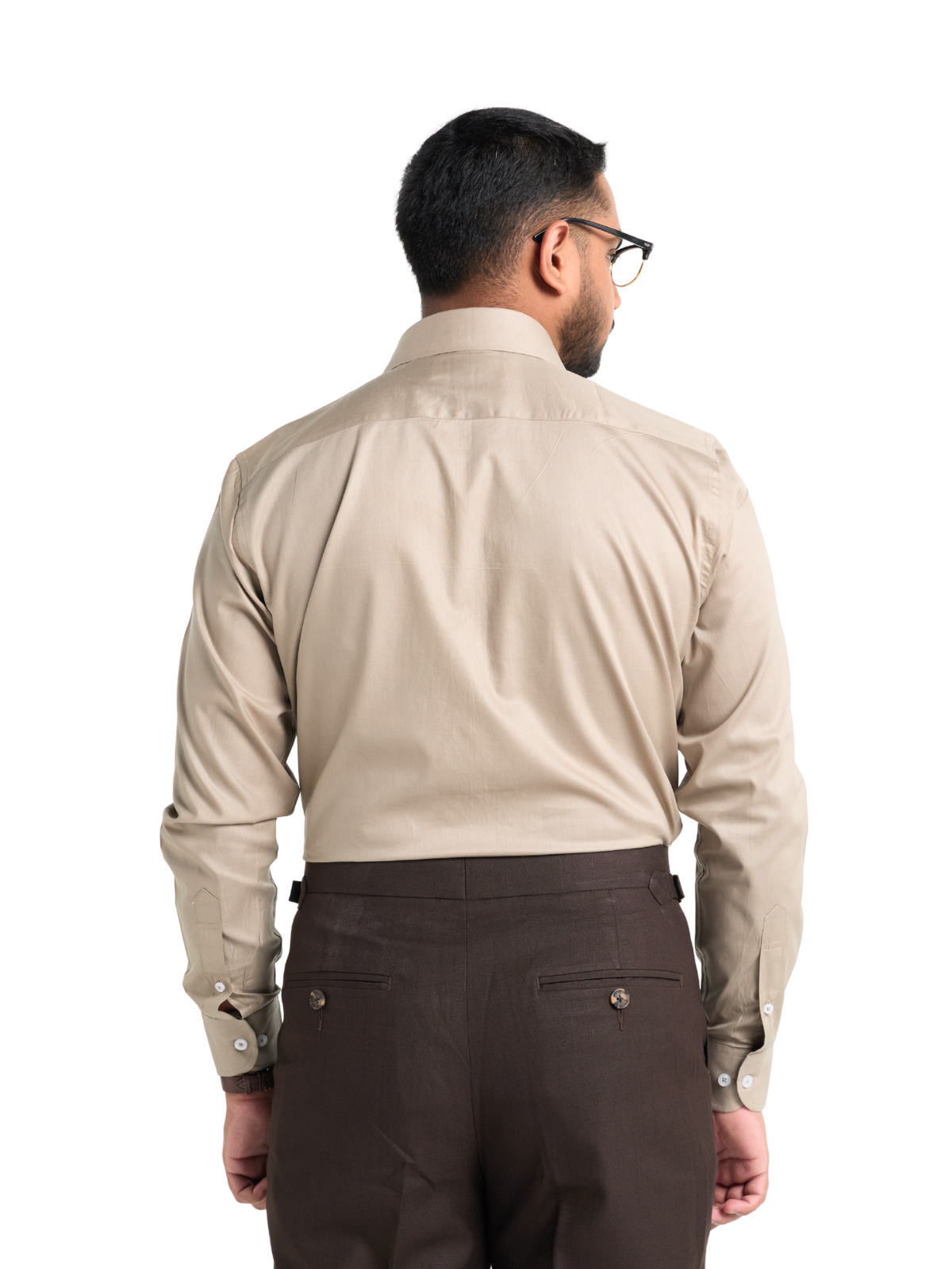 Sand button down Formal Shirt