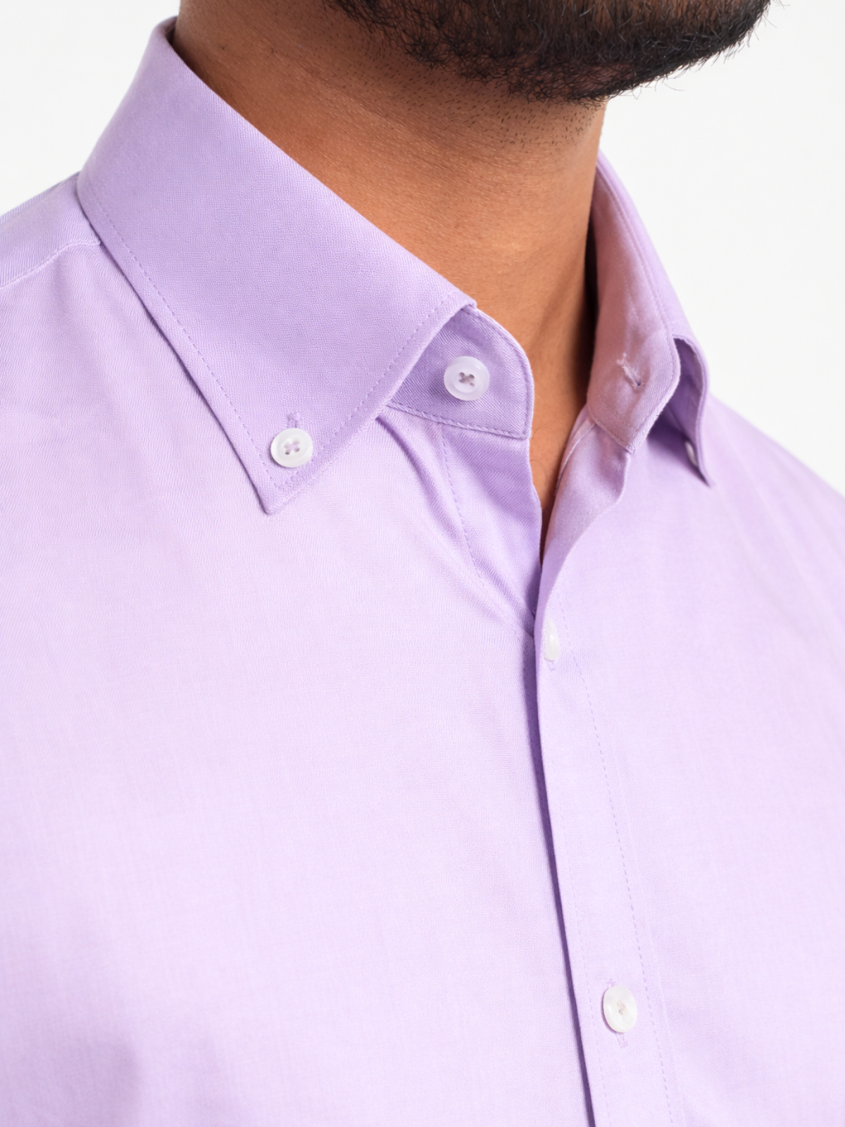 Lavendar Button Down Formal Shirt