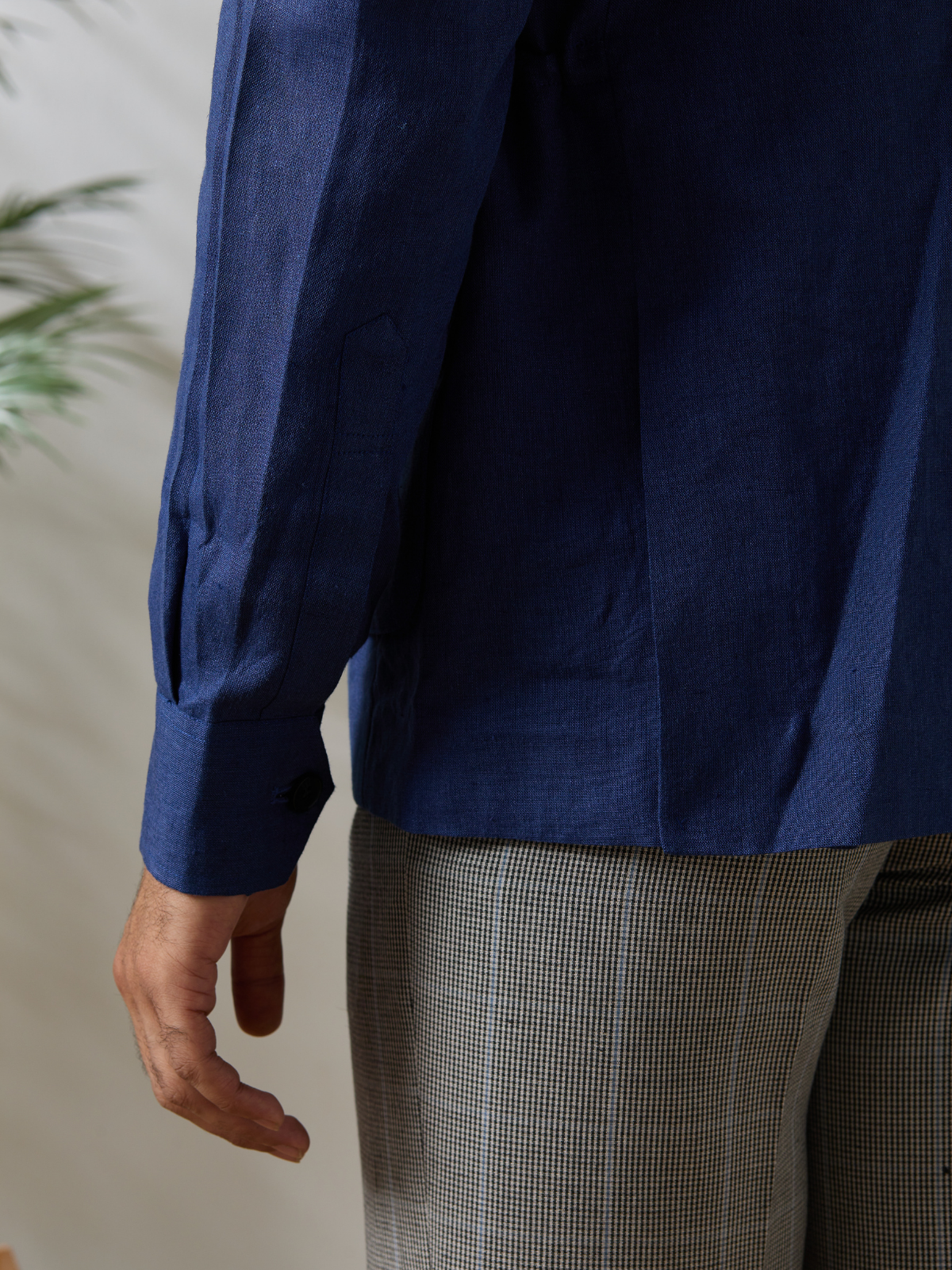 Indigo Linen Jungle Jacket