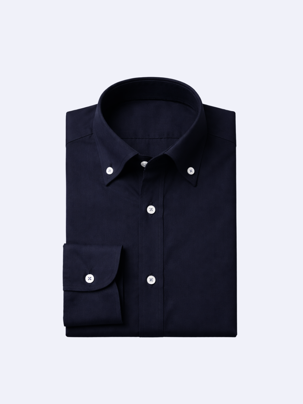 Navy Button Down Formal Shirt