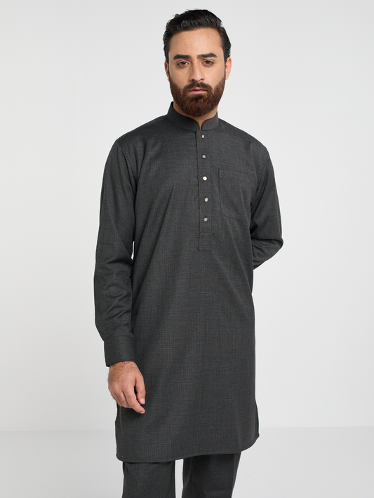 Charcoal Co-ord Kabli Set