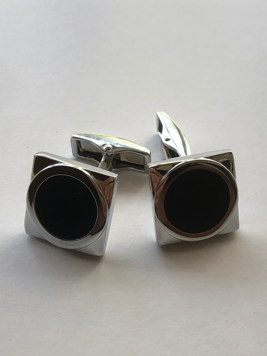 Black Sphere Cufflinks