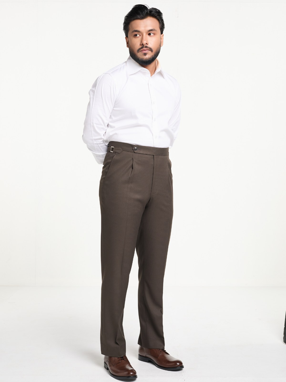 Mocha Formal Trouser