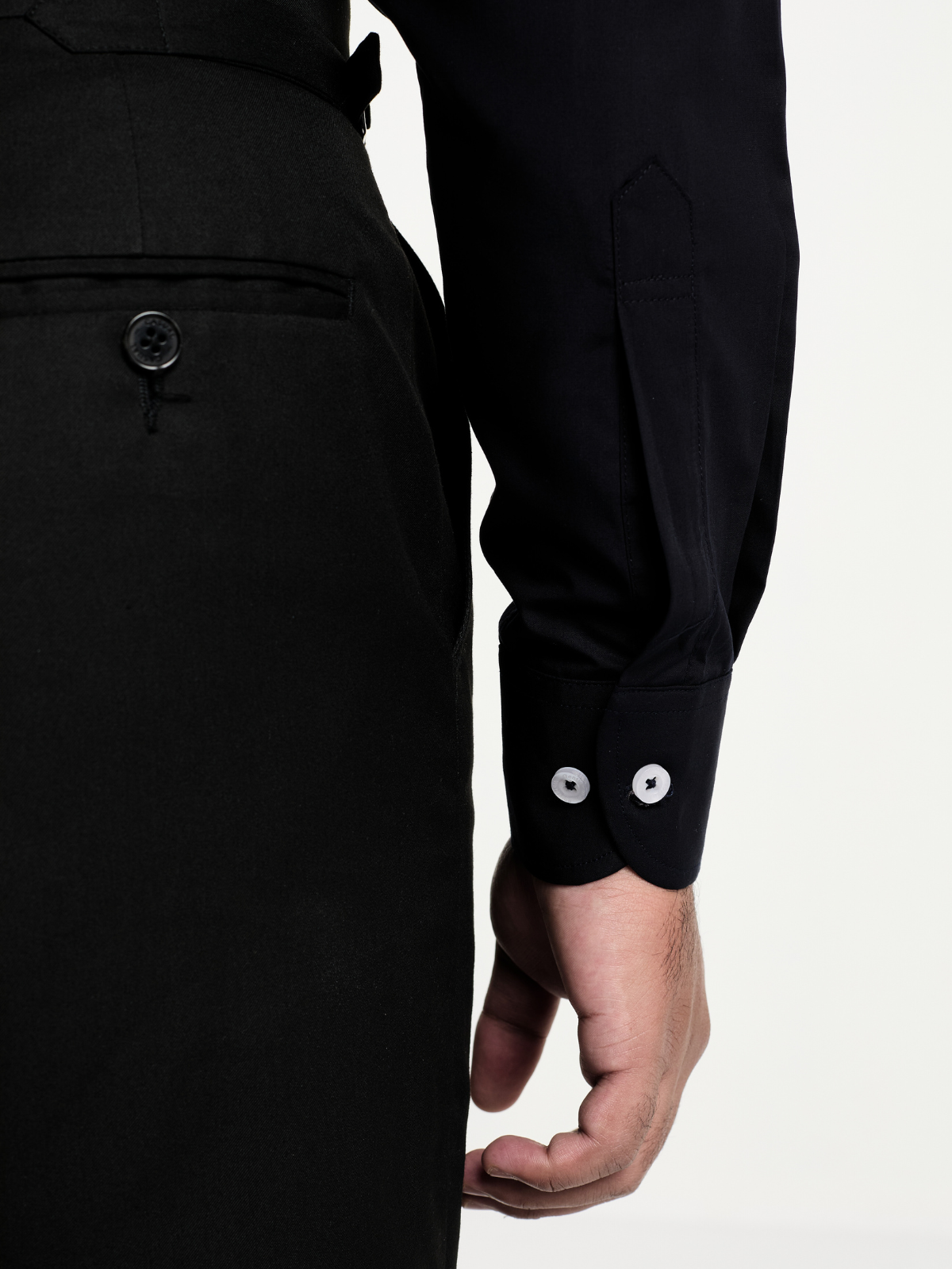 Black Button Down Formal Shirt