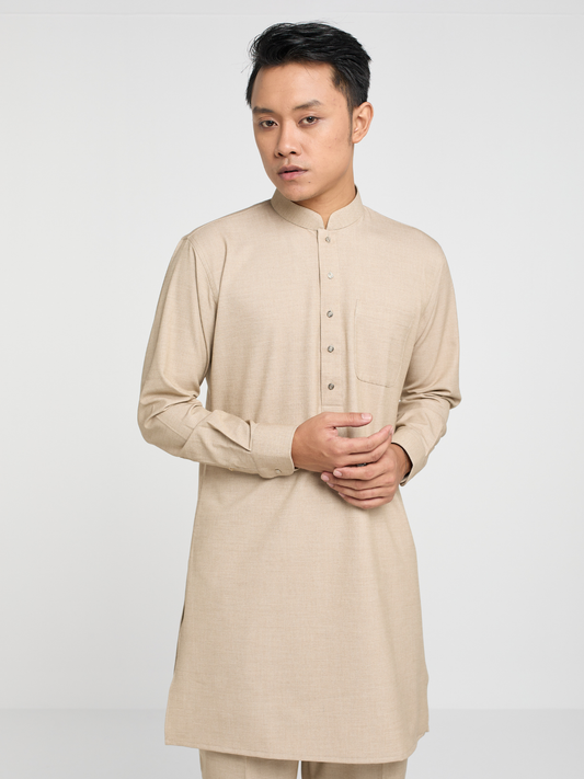 Beige Co-ord Kabli Set