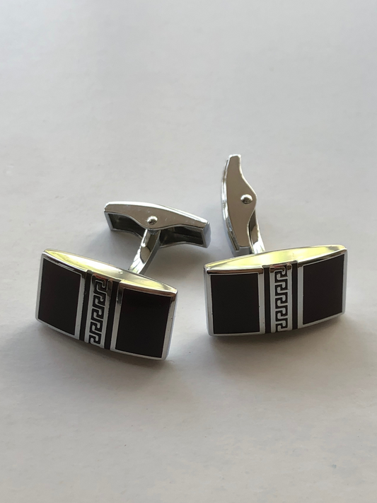 Deep Maroon Rectangular Cufflinks