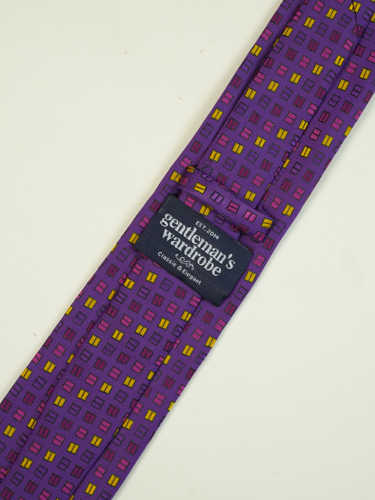 Purple Printed Tie